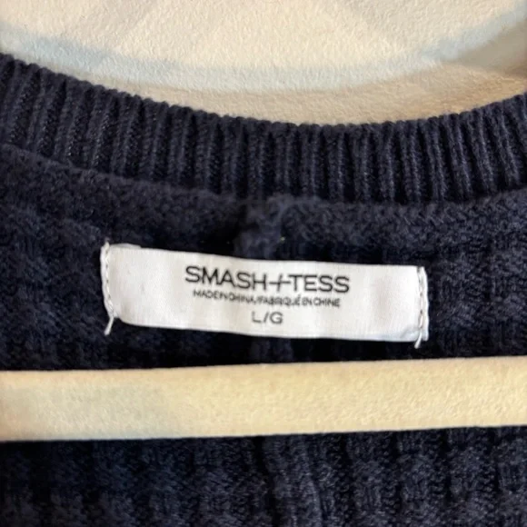 Women's Navy Jumpsuit - Picture 7 of 12